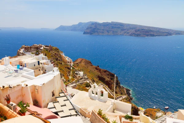 Hermosos detalles de la isla de Santorini, Grecia — Foto de Stock