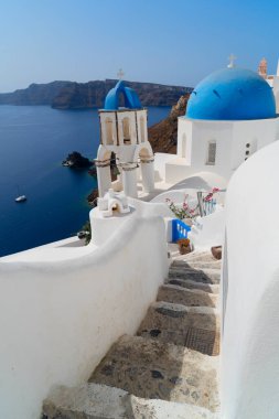 Oia, geleneksel Yunan köyü.