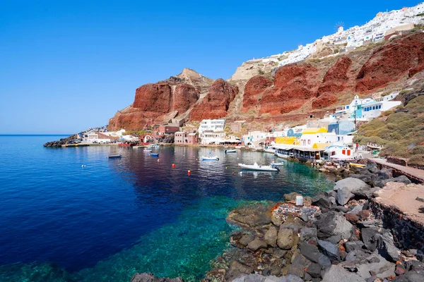 Baia di Amoudi, Santorini, Grecia — Foto Stock