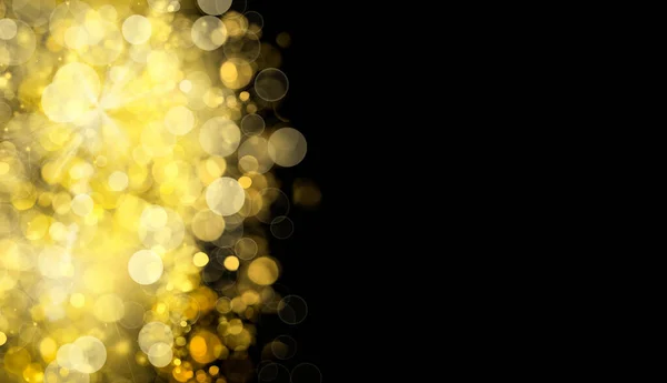 Chrismas blak and gold background — Stock Photo, Image