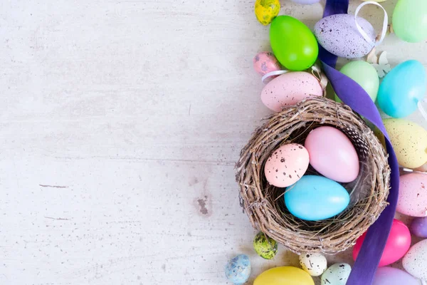 Easter colored eggs — Stock Photo, Image