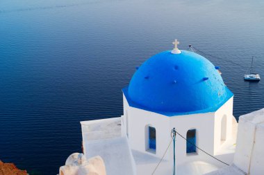 Oia, geleneksel Yunan köyü.