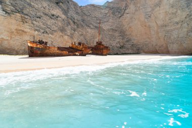 Zakinthos adasının güzel manzarası