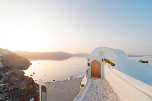 Schöne Details der Insel Santorin, Griechenland — Stockfoto