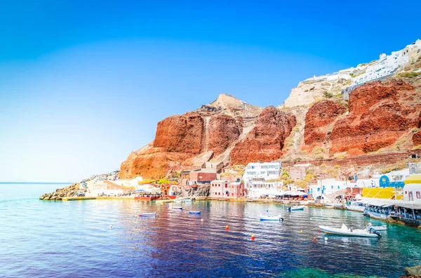 Bahía de Amoudi, Santorini, Grecia —  Fotos de Stock