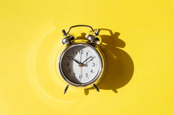 Gray alarm clock — Stock Photo, Image