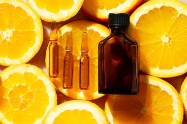 Citrus meyveli C vitamini serumu yağlı güzellik bakımı