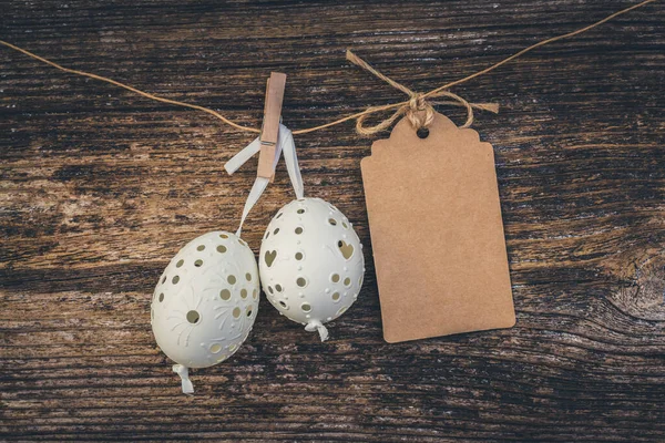 Zavěšení velikonočních vajec — Stock fotografie