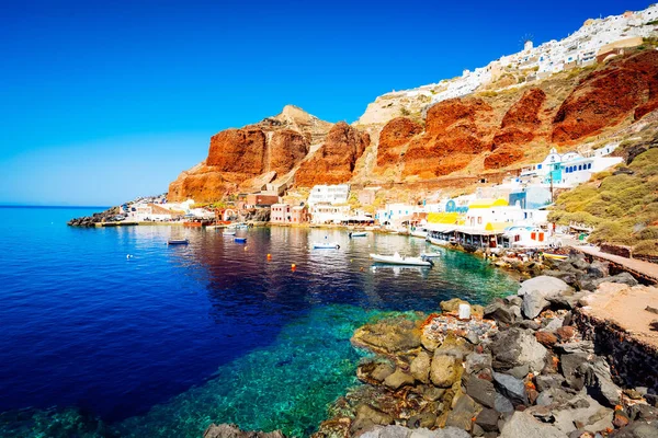 Amoudi bay, Santorini, Griekenland — Stockfoto