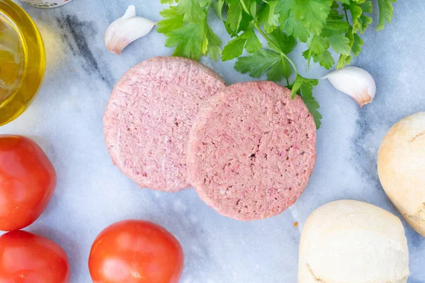 Vegetáriánus steak, húspótló — Stock Fotó