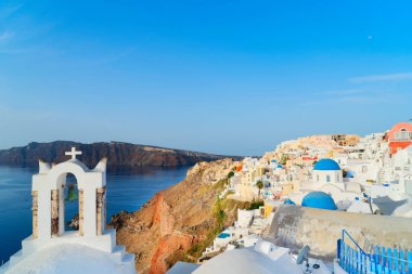 Beyaz Belfries Santorini Adası, Yunanistan