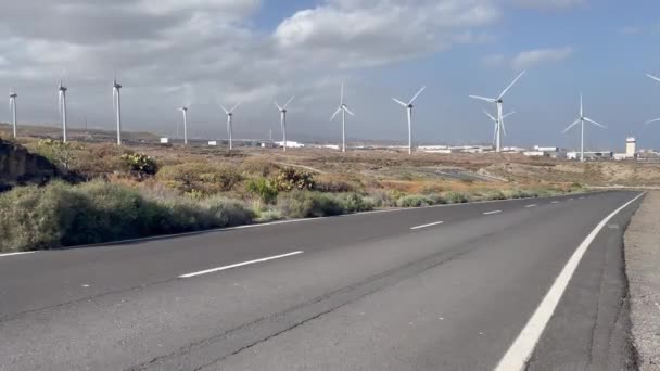 Koncept větrné energie — Stock video