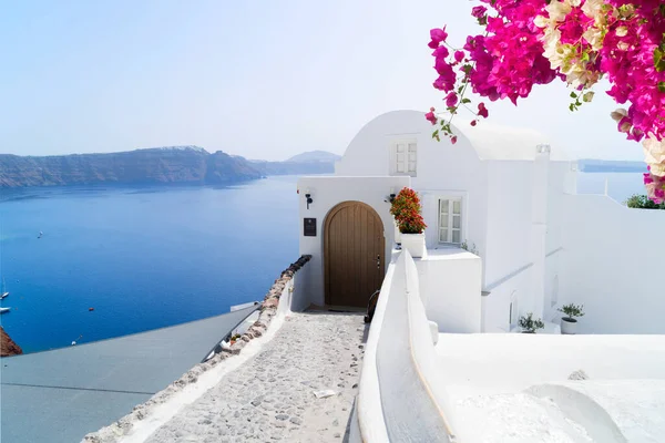 Schöne Details der Insel Santorin, Griechenland — Stockfoto