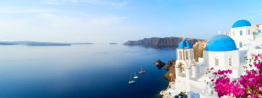 Beyaz Belfries Santorini Adası, Yunanistan