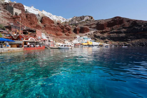 Bahía de Amoudi, Santorini, Grecia —  Fotos de Stock