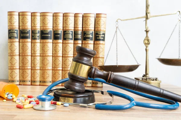 Pojęcie prawa medycznego — Zdjęcie stockowe