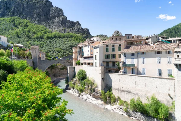 Panorama of Entrevaux — Stock Photo, Image