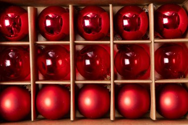 Tek renkli kırmızı noel yaşam tarzı