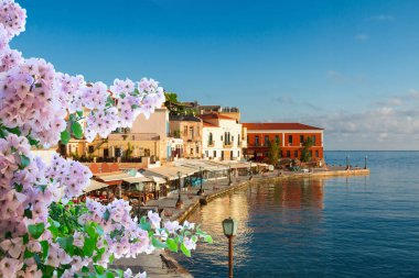 habour of Chania, Crete, Greece clipart