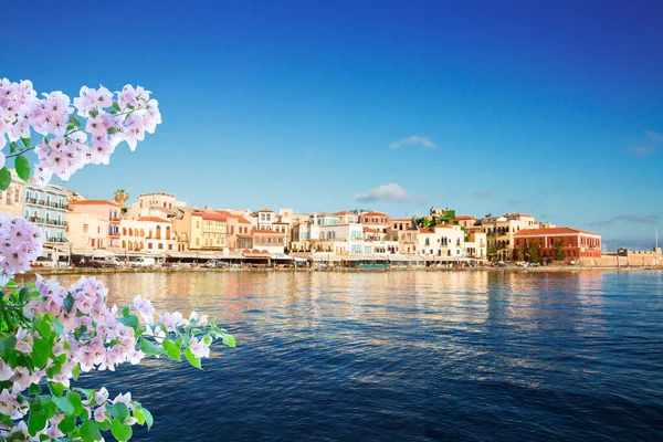 Hábito veneziano de Chania, Creta, Grécia — Fotografia de Stock