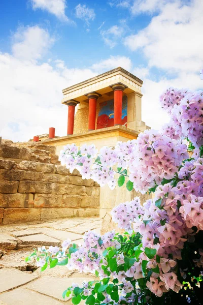 Knossos Palatset på Kreta, Grekland — Stockfoto