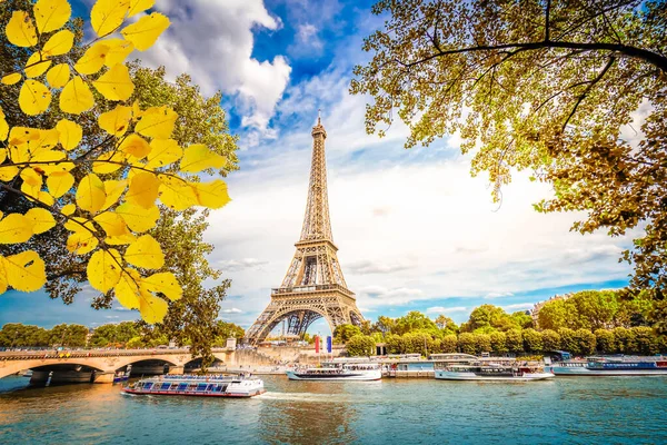 Tour eiffel y paisaje urbano de París —  Fotos de Stock