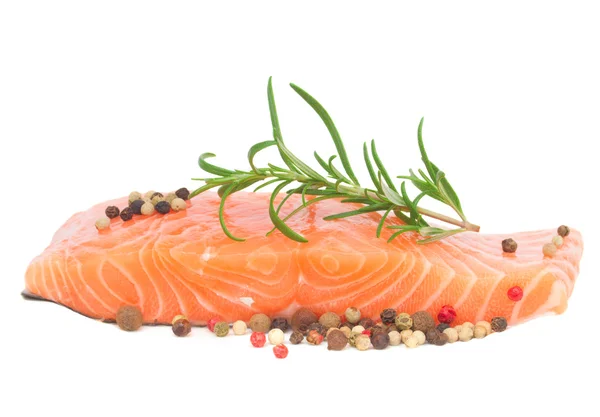 Bistecca di salmone — Foto Stock