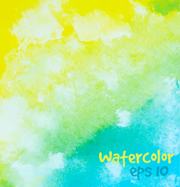 Blue watercolor background — Stock Vector