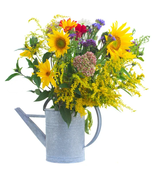 Posy of fall autumn flowers — Stock Photo, Image