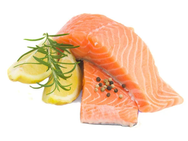 Salmon steaks — Stock Photo, Image