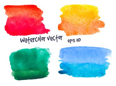 Sulu Boya lekeleri karışımı