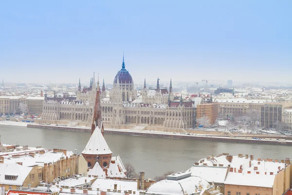 房子的议会，布达佩斯，匈牙利 — 图库照片