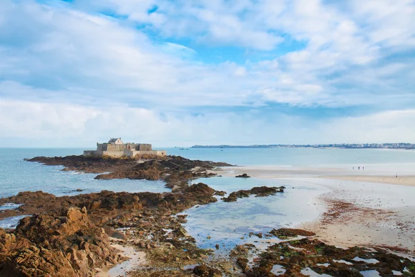 Fort National, Saint Malo, Bretania, Franța — Fotografie, imagine de stoc