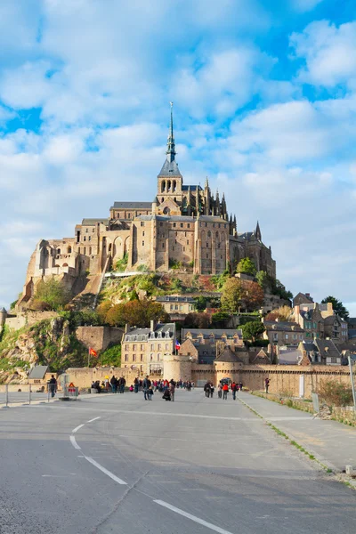 Abadía de Mont Saint Michel, Francia — Foto de Stock