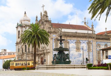 Carmelitas Church and  Carmo Church, Porto, Portugal clipart