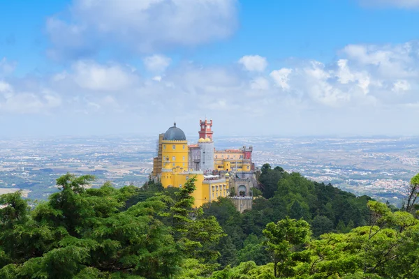 Palacio Peña, sintra, portugal — Foto de Stock