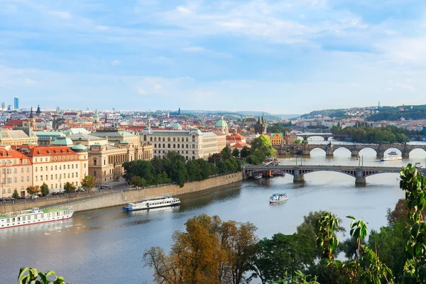 Old town of Prague from above — Stock Photo, Image