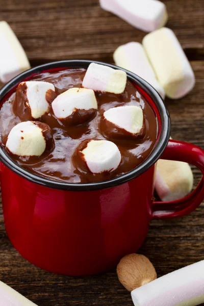 Xícara de chocolate quente — Fotografia de Stock