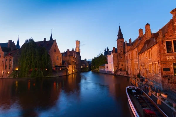Night scene of Brugge — Stock Photo, Image