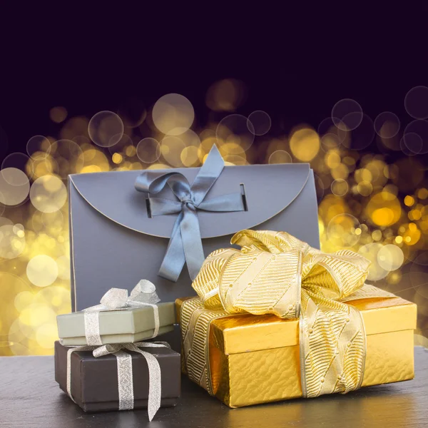 Pile of  gift boxes — Stock Photo, Image
