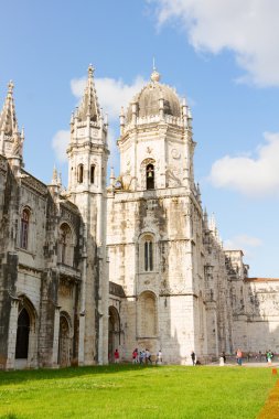 Mosteiro dos Jeronimos Lizbon, Portekiz 'de