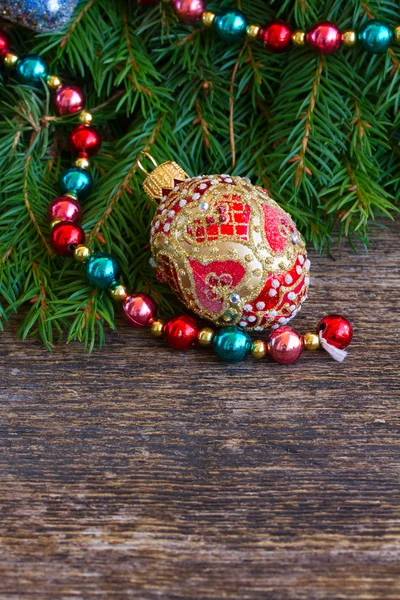 Bola de Natal vermelho — Fotografia de Stock