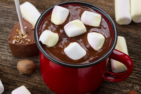 Taza de chocolate caliente — Foto de Stock