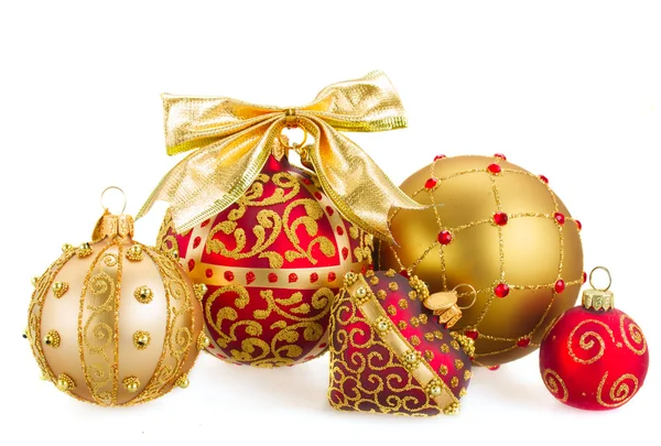 Pile of Christmas balls — Stock Photo, Image