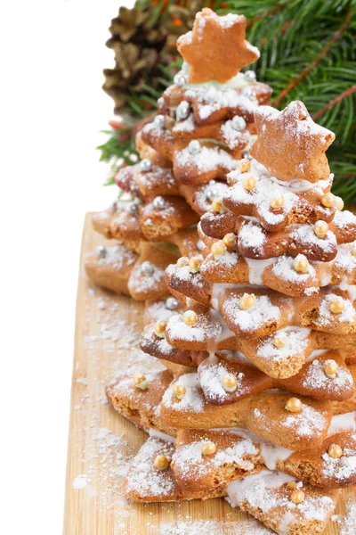 Gingerbread christmas tree — Stock Photo, Image