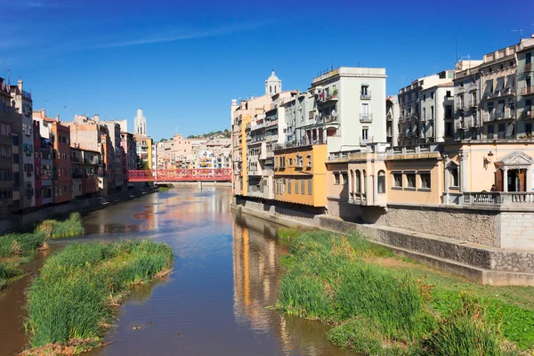 Old town of Girona, Spain — Stockfoto