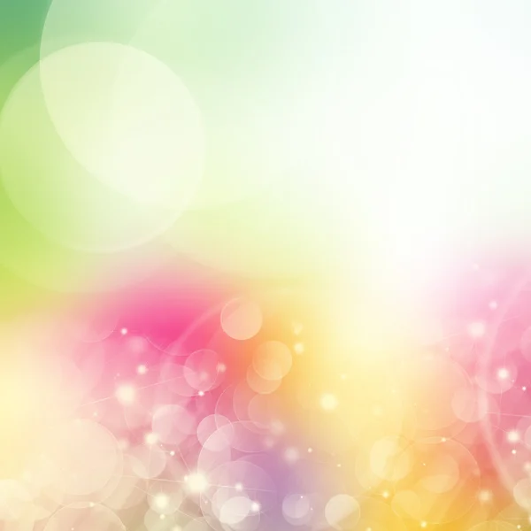 Green, pink  and yellow bokeh background — Stock Photo, Image
