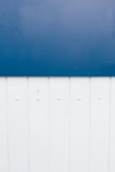 青い白い木製の板 — ストック写真