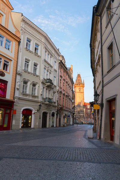 Ulicy w starym mieście w Pradze — Zdjęcie stockowe