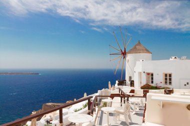 oia, santorini, yel değirmeni